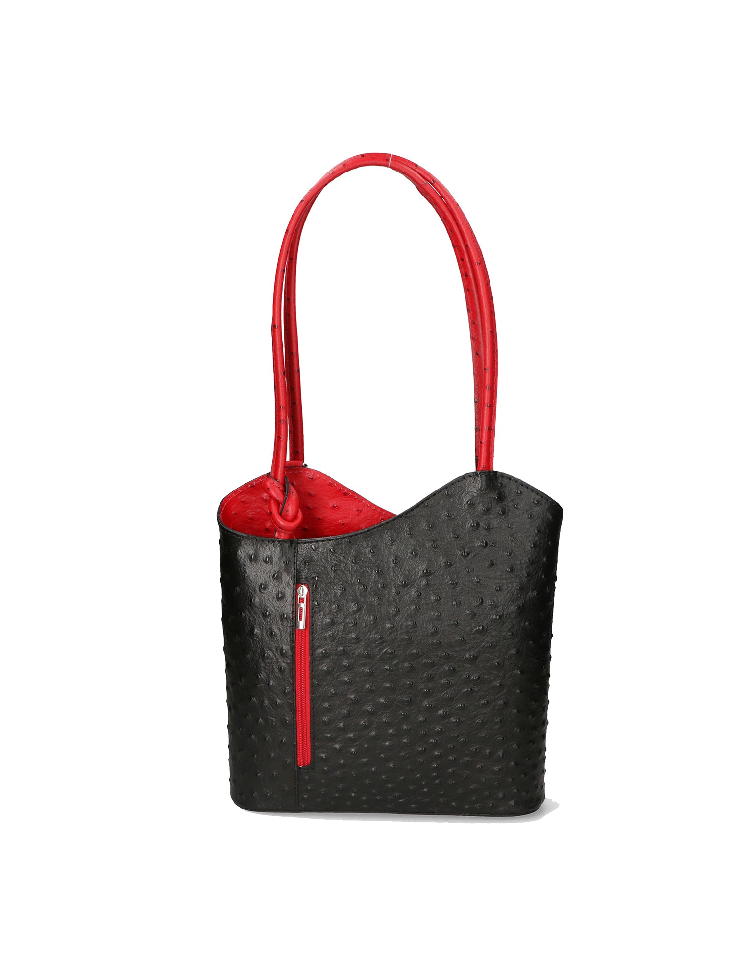 Chanel 3005-20 NERO 12 ROSSO Zaino da donna in vera pelle Gave Lux
