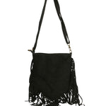 Solana Borsa a tracolla da donna Vera pelle 1518-NERO Gave Lux