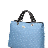 Borsa a mano da donna Vera pelle JR-W-1113JS-DARK JEANS-BLACK John Richmond
