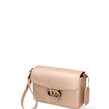 Borsa a tracolla da donna 100% PVC FLAT-BUBLE-APRICOT - SATIN CDF Marc Ellis