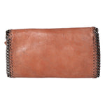 Livorno Borsa a Spalla Donna Vera Pelle 1144-CUOIO Gave Lux