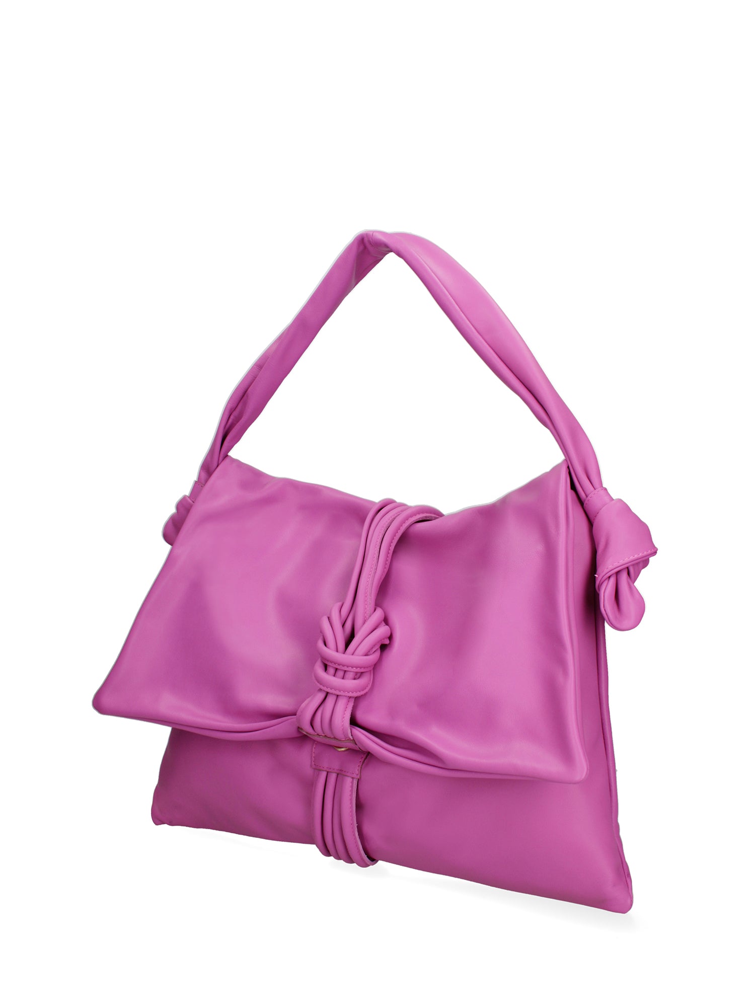 Borsa a spalla da donna Vera pelle 07171-S602 FUXIA CHIARO Viola Castellani