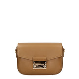 Borsa a tracolla da donna Vera pelle ROB8-SALTED CARAMEL Roberta Rossi