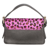 Aleide Borsa a mano da donna Vera pelle 04858-LEO P FUXIA Gave Lux