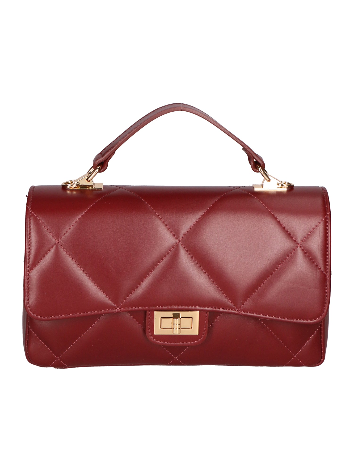 Vita Borsa a spalla da donna Vera pelle 06879-S10 RUBINO Gave Lux