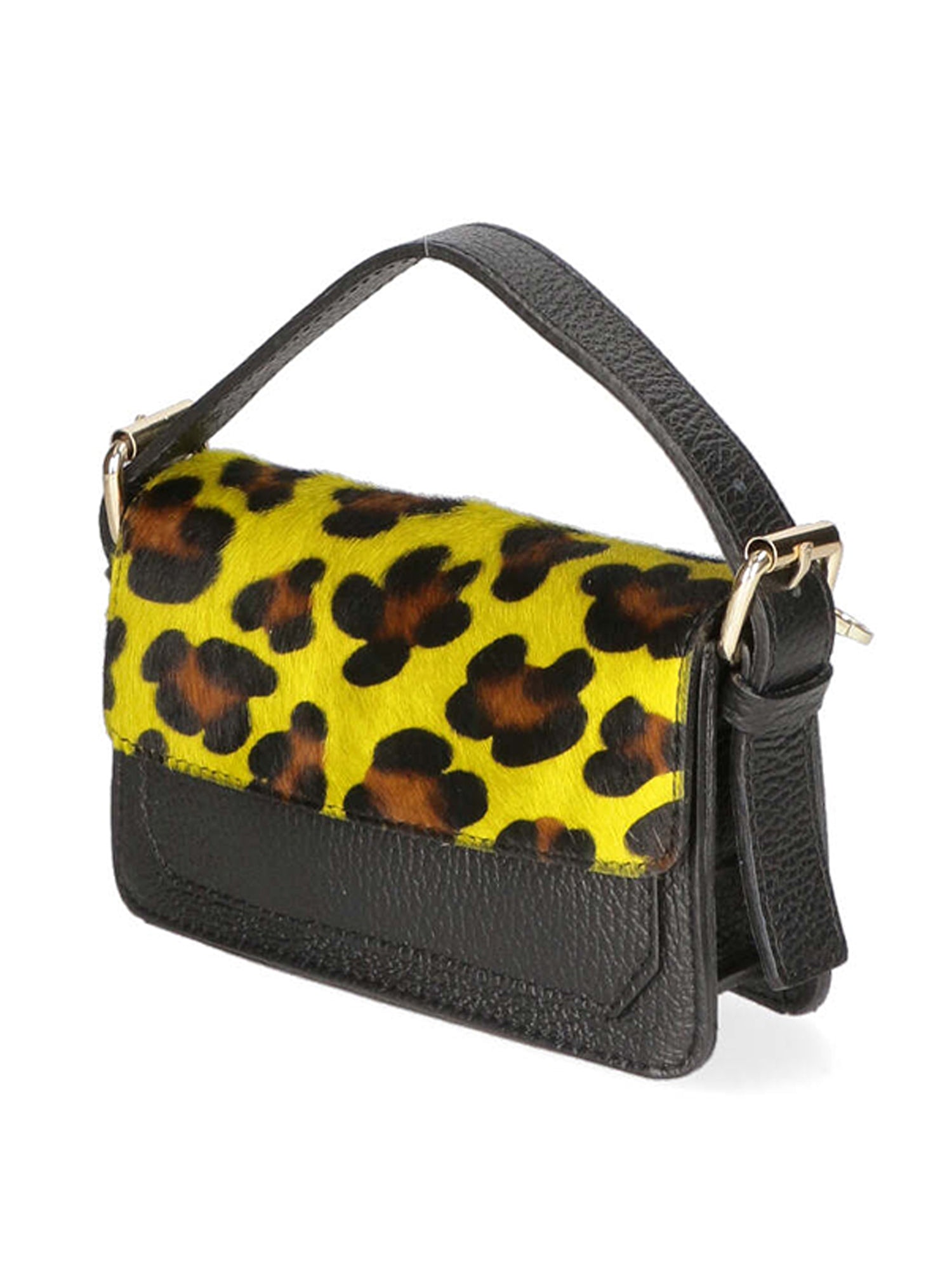 Aleide Borsa a mano da donna Vera pelle 04858-LEO G GIALLO Gave Lux