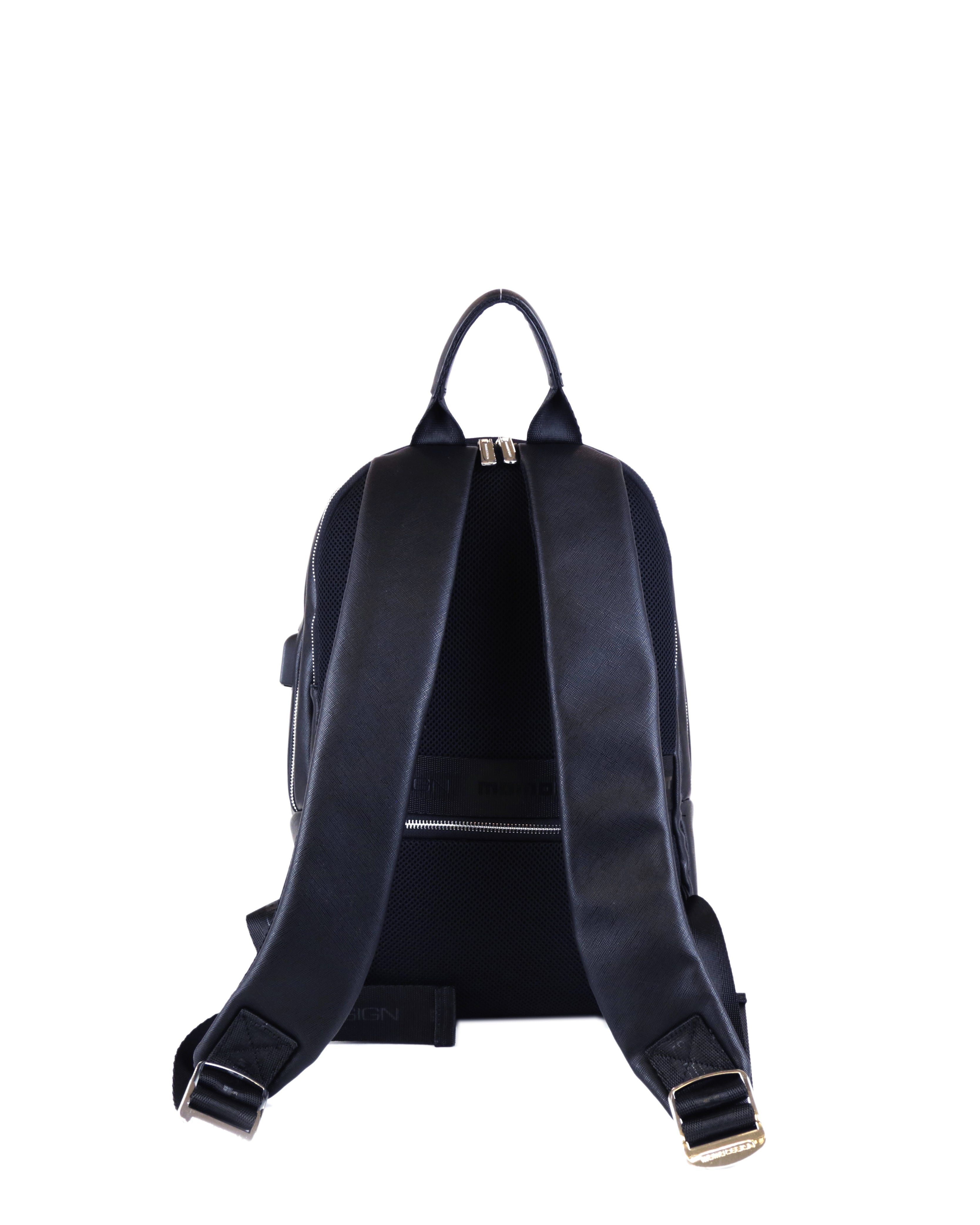 Zaino uomo in tessuto 70% Cotone MO-03SF-BLUE Momo Design
