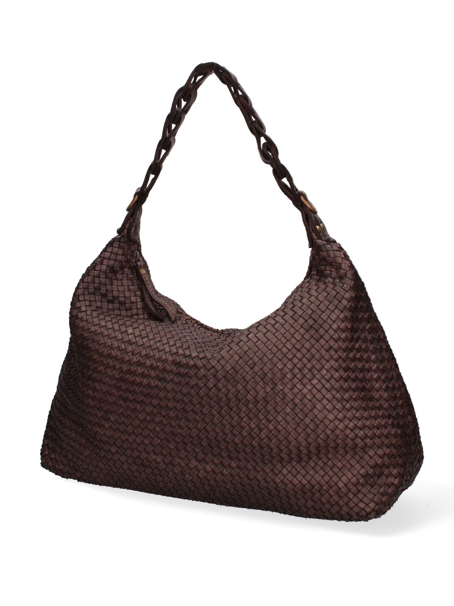 Asteria Borsa a spalla da donna Vera pelle 7799-TMORO Gave Lux