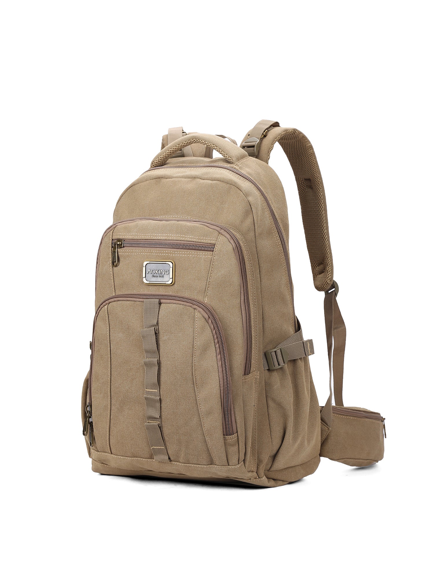 Vegan T9119-KHAKI Zaino Unisex Erebus Elite Aoking