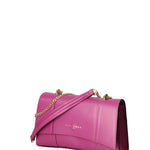 Borsa a tracolla da donna Vera pelle JR-W-1054-FUXIA-GOLD John Richmond