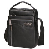 Borsa a tracolla uomo in pelle PU Casual PCL3004-BLACK Northampton Polo Club