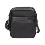 Borsa a tracolla uomo Pelle PU e Tessuto PCL3061-BLACK Northampton Polo Club
