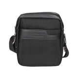 Borsa a tracolla uomo Pelle PU e Tessuto PCL3061-BLACK Northampton Polo Club