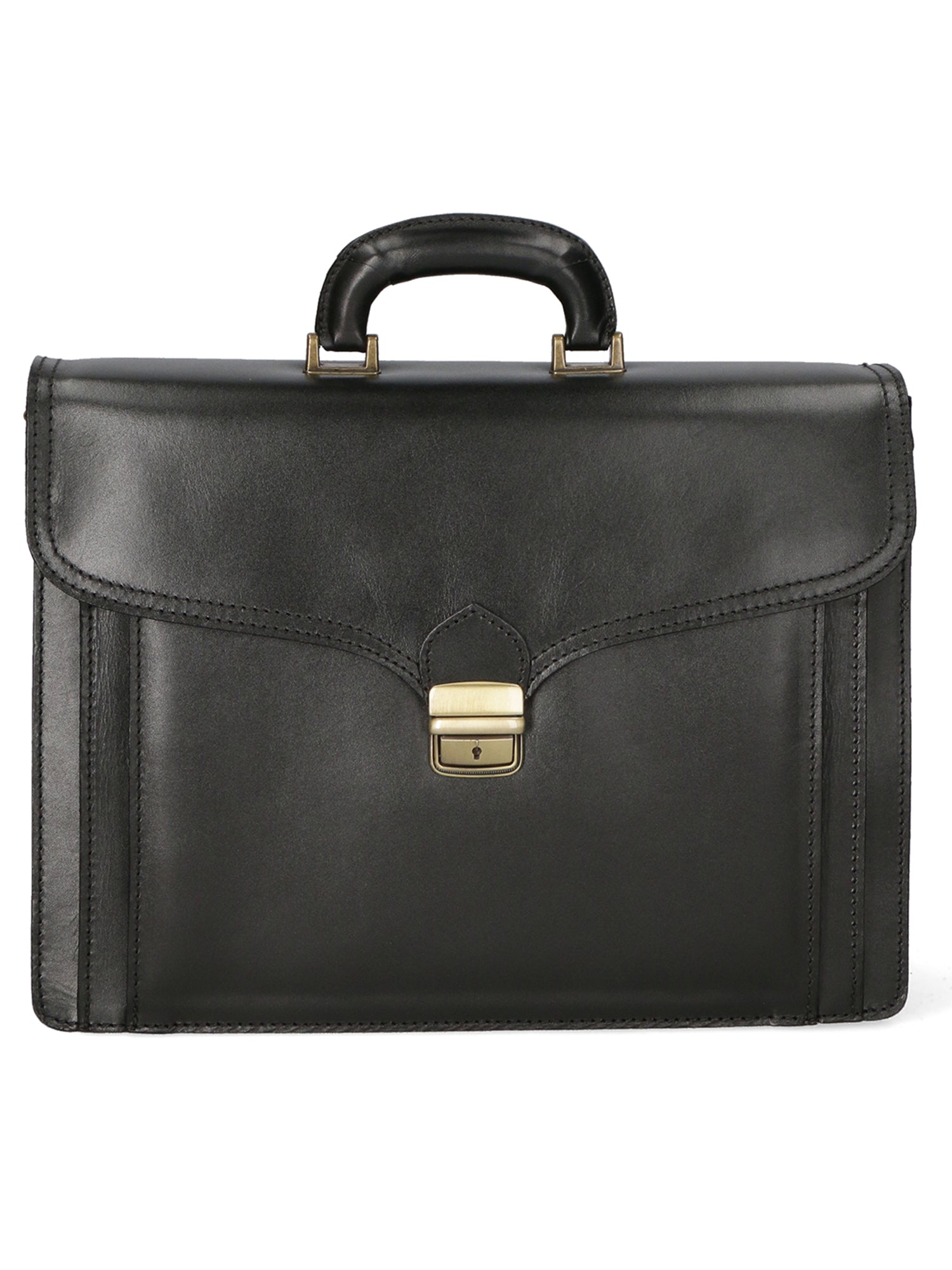 Nevio 7010-NERO BLACK Borsa da lavoro uomo in pelle Gave Lux