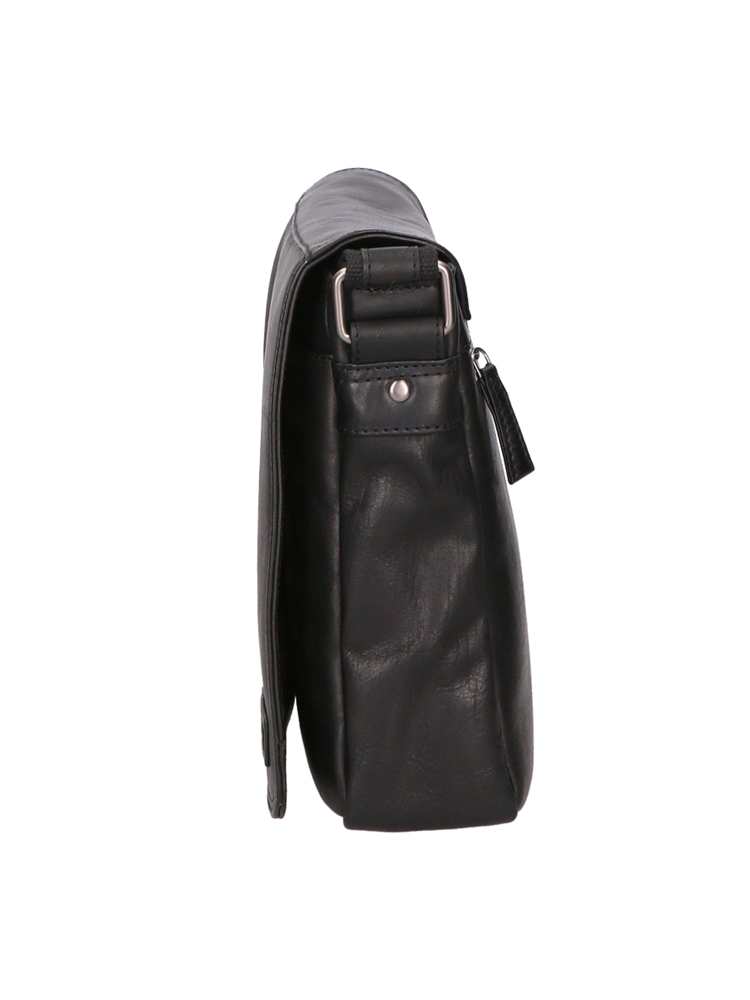 Borsa a tracolla unisex vera pelle 100% pelle SN5862247-BLACK Santini Firenze