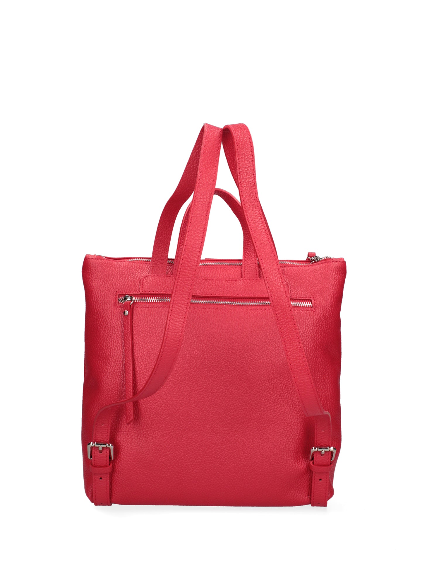 Borsa a mano da donna Vera pelle 07137-D58 ROSSO FUOCO Roberta Rossi