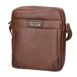 Borsa a tracolla uomo in pelle PU Casual PCL3008-BROWN Northampton Polo Club