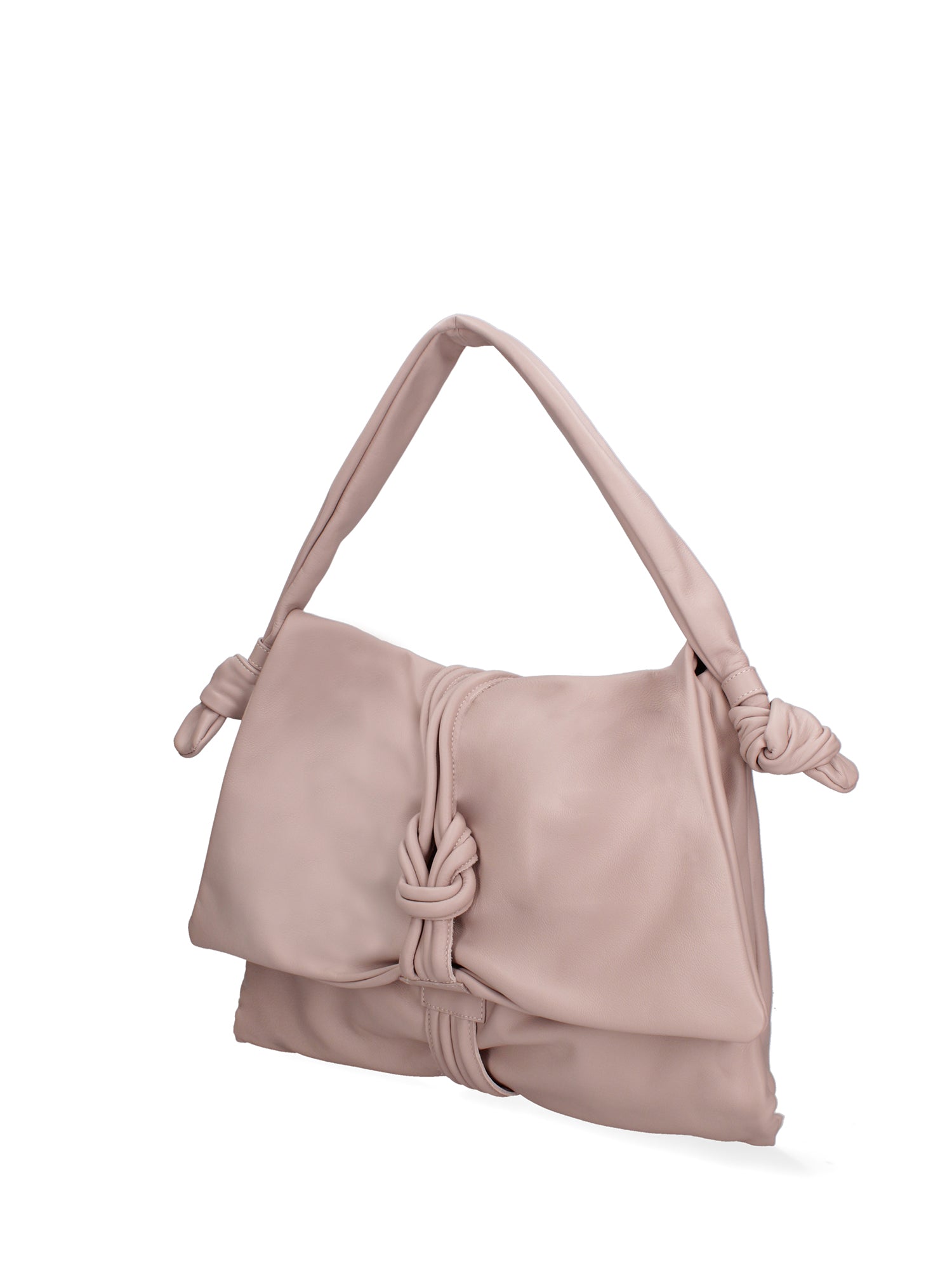 Borsa a spalla da donna Vera pelle 07171-S68 NUDO Viola Castellani