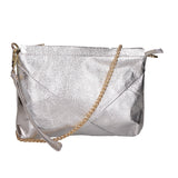 Giorgia Pochette da donna Vera pelle 05927-DL1 ARGENTO Gave Lux