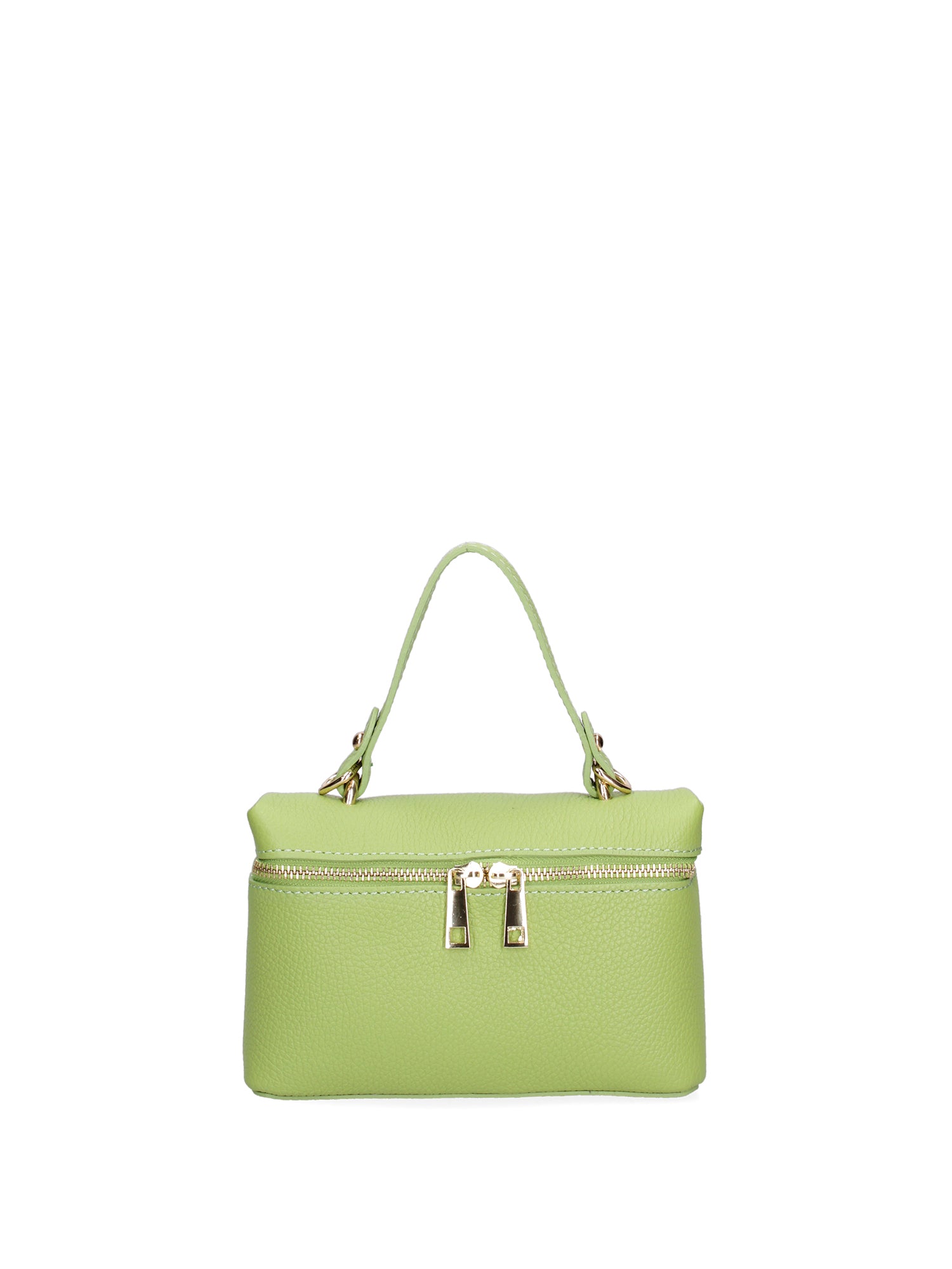 Borsa a mano da donna Vera pelle 07160-D12 VERDE Roberta Rossi