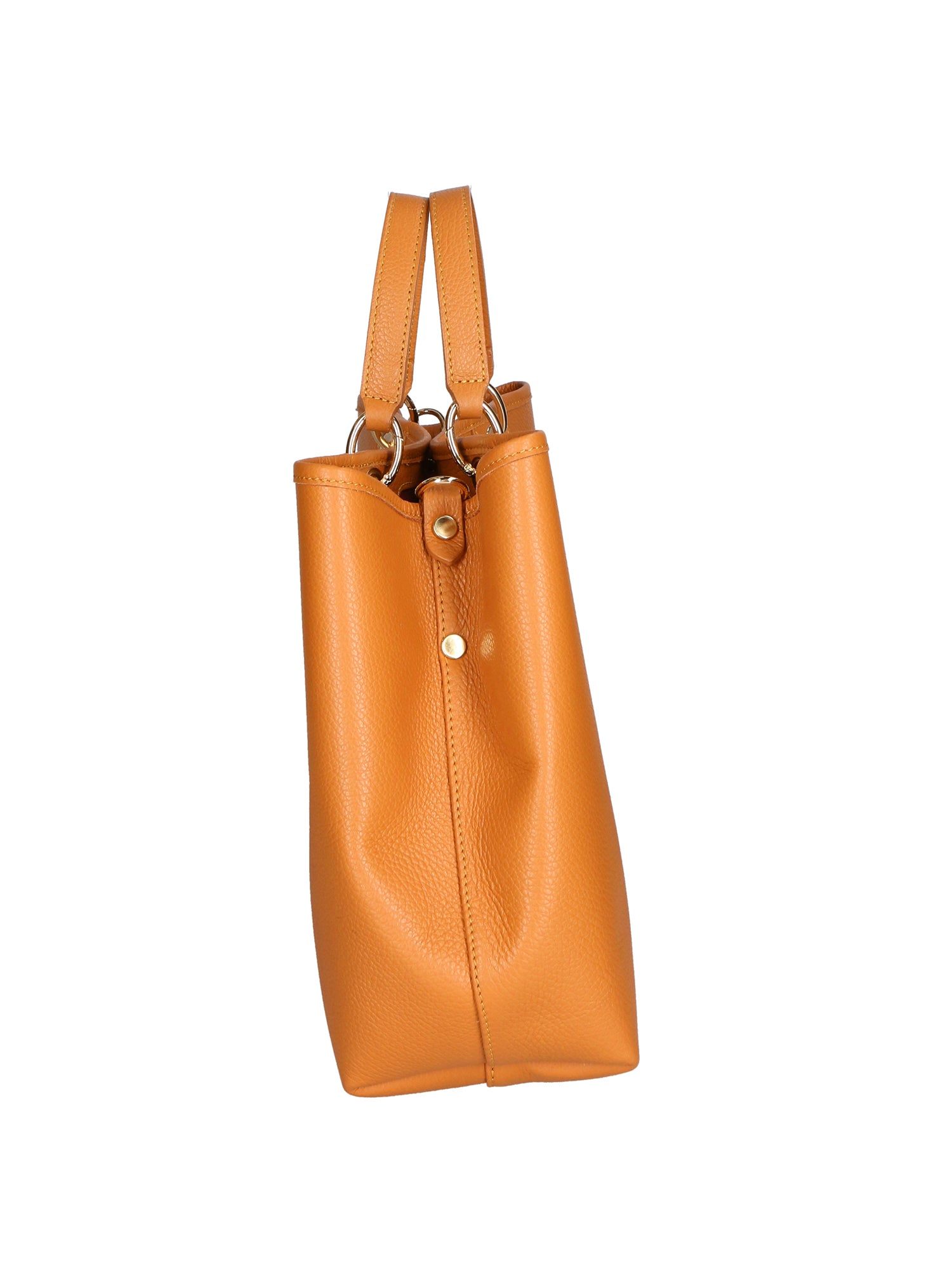 Azurite Borsa a mano da donna 100% pelle 06105-D44 CUOIO COGNAC Gave Lux