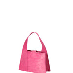Borsa a mano da donna Vera pelle effetto cocco 07220-C02 FUXIA Roberta Rossi