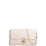Borsa a tracolla da donna Vera pelle 00734-LU37 BEIGE Viola Castellani