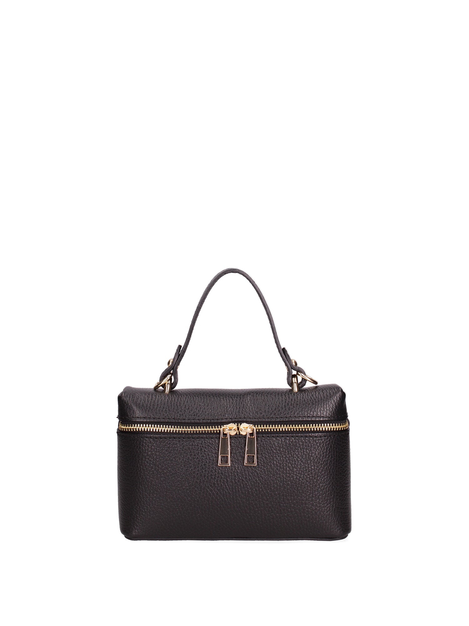Borsa a mano da donna Vera pelle 07160-D28 NERO Roberta Rossi
