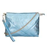 Giorgia Pochette da donna Vera pelle 05927-DL92 CELESTE Gave Lux