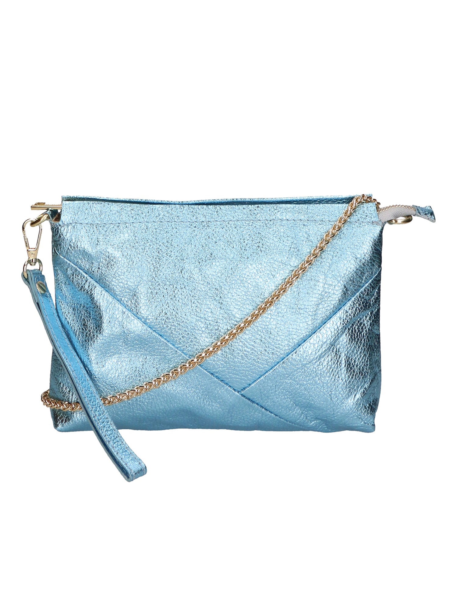 Giorgia Pochette da donna Vera pelle 05927-DL92 CELESTE Gave Lux