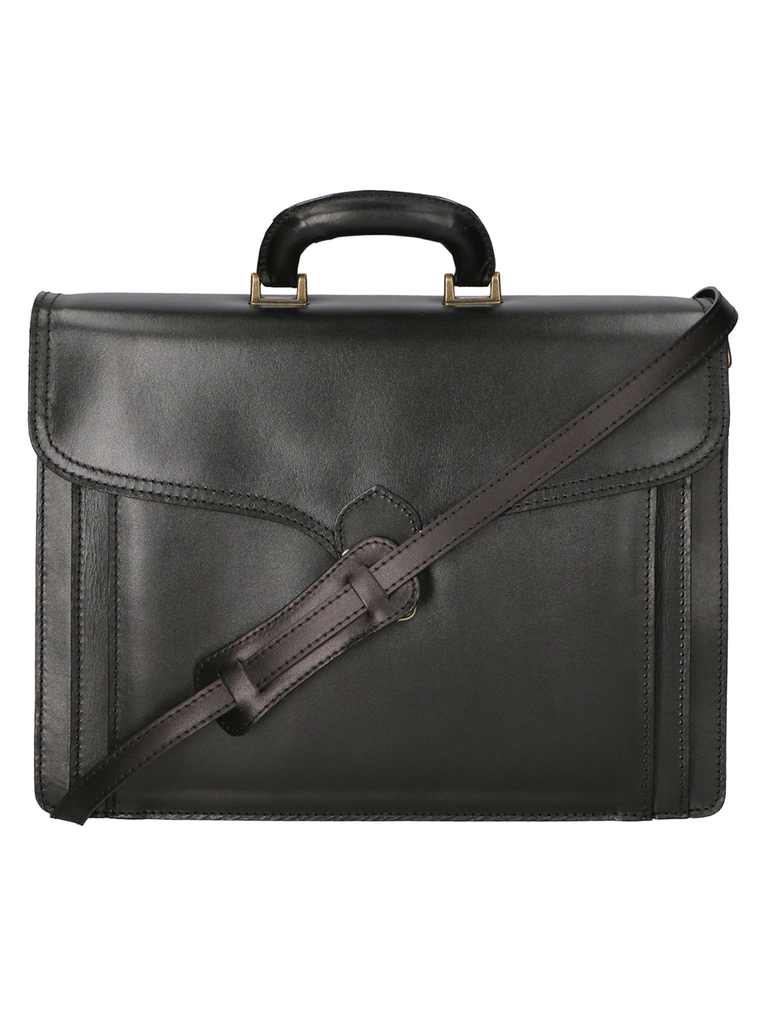 Nevio 7010-NERO BLACK Borsa da lavoro uomo in pelle Gave Lux