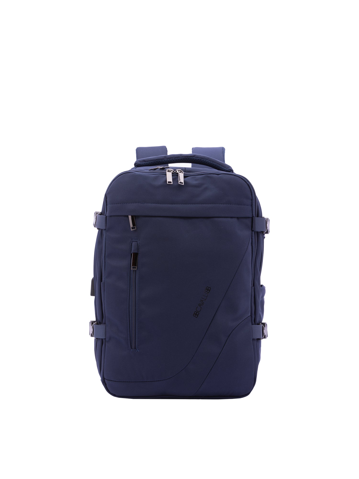 Zaino da uomo in poliestere Casual BC1332-BLU B Cavalli