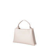 Borsa a mano da donna 100% pelle riciclata 07227-Latte Viola Castellani