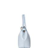 Borsa a mano da donna Vera Pelle 07146-D92 CELESTE Viola Castellani