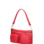 Borsa a spalla da donna Vera pelle 07147-D58 ROSSO FUOCO Roberta Rossi