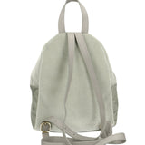 Belluno 8933-GRIGIO Zaino da donna in velluto Gave Lux
