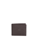 Portafoglio uomo in vera pelle Casual K50112P053-T.MORO Sergio Tacchini
