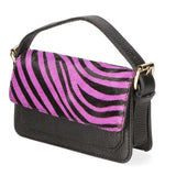 Aleide Borsa a mano da donna Vera pelle 04858-ZEBRA FUXIA Gave Lux