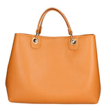 Azurite Borsa a mano da donna 100% pelle 06105-D44 CUOIO COGNAC Gave Lux