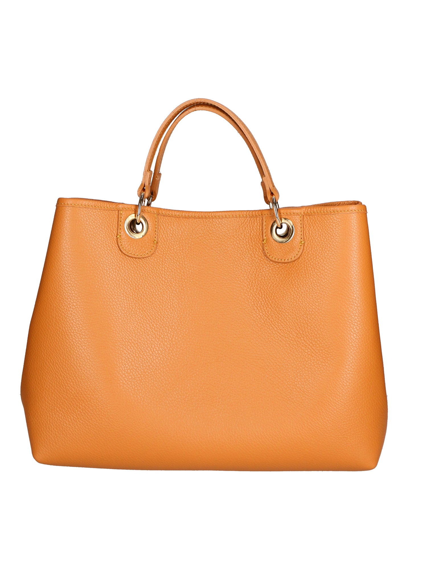 Azurite Borsa a mano da donna 100% pelle 06105-D44 CUOIO COGNAC Gave Lux