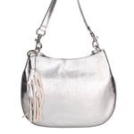 Elyana Borsa a spalla da donna Vera pelle 07316-DL1 ARGENTO Gave Lux