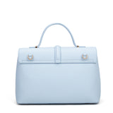 Borsa a mano da donna 100% pelle vegana PU 755-2PT-LIGHTBLUE Diana&co