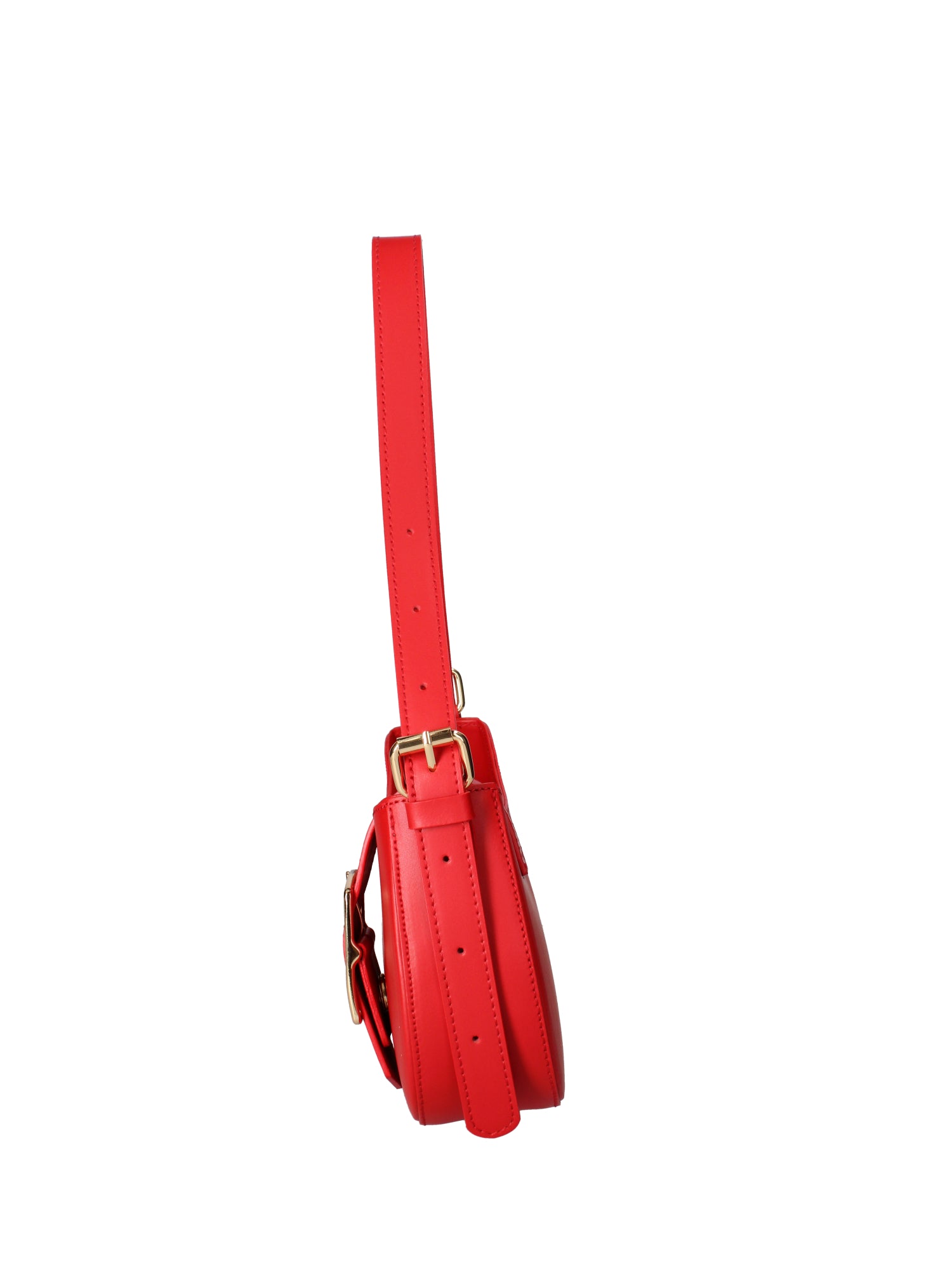 Borsa a spalla da donna 100% vera pelle 07213-L214 ROSSO Roberta Rossi
