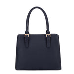 Borsa a mano da donna 100% pelle vegana PU 716-2PT-NAVYBLUE Diana&co