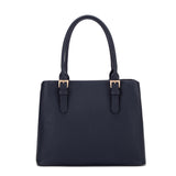 Borsa a mano da donna 100% pelle vegana PU 716-2PT-NAVYBLUE Diana&co