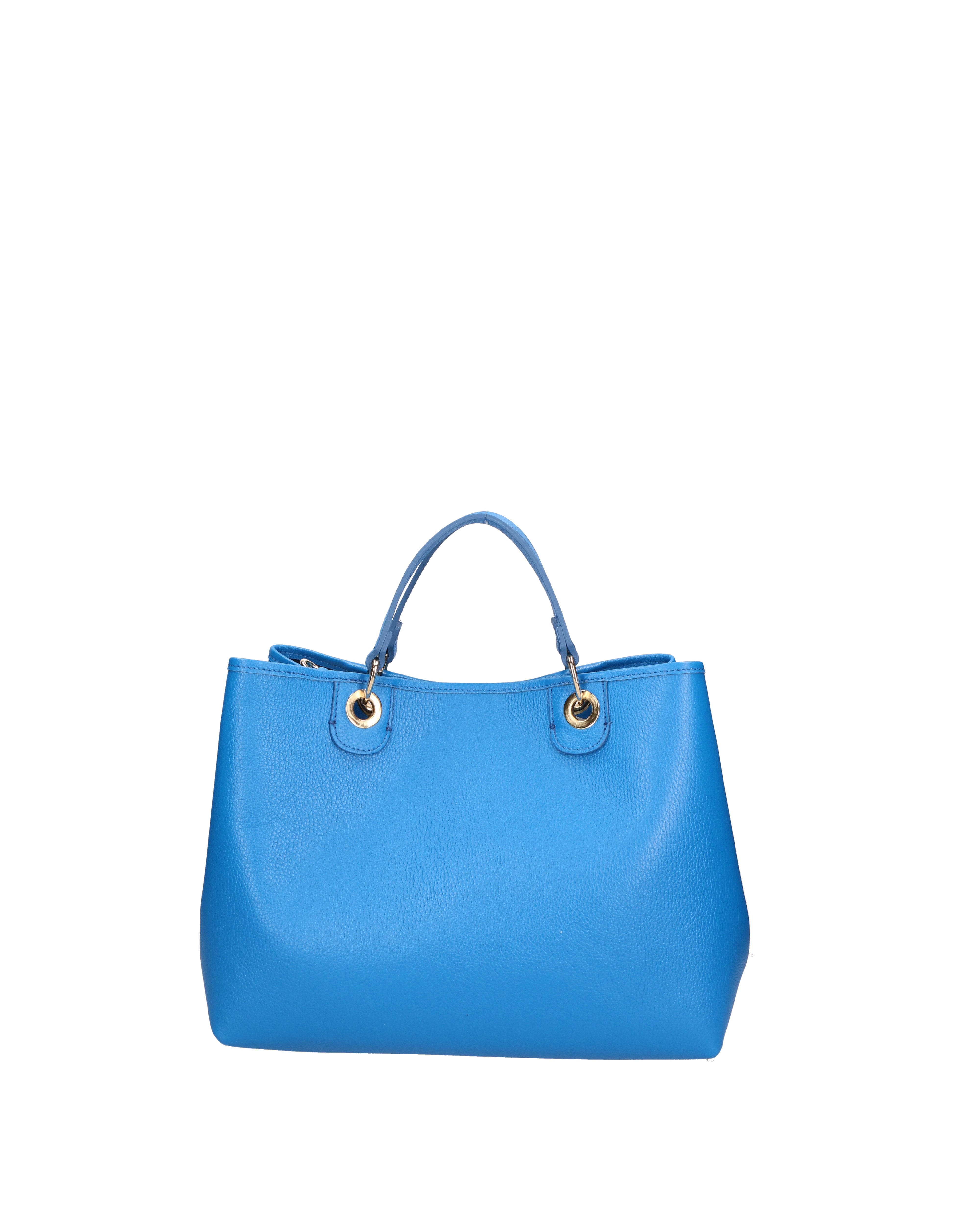 Azurite Borsa a mano da donna 100% pelle 06105-D222 BLU ASTER Gave Lux