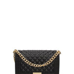 Borsa a mano donna 100% gomma FLAT PENKA M-BLACK-GOLD Marc Ellis
