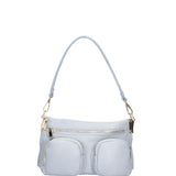 Borsa a spalla da donna Vera pelle 07147-D92 CELESTE Roberta Rossi