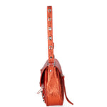 Borsa a spalla da donna Vera pelle 07234-L010 ARANCIO Roberta Rossi