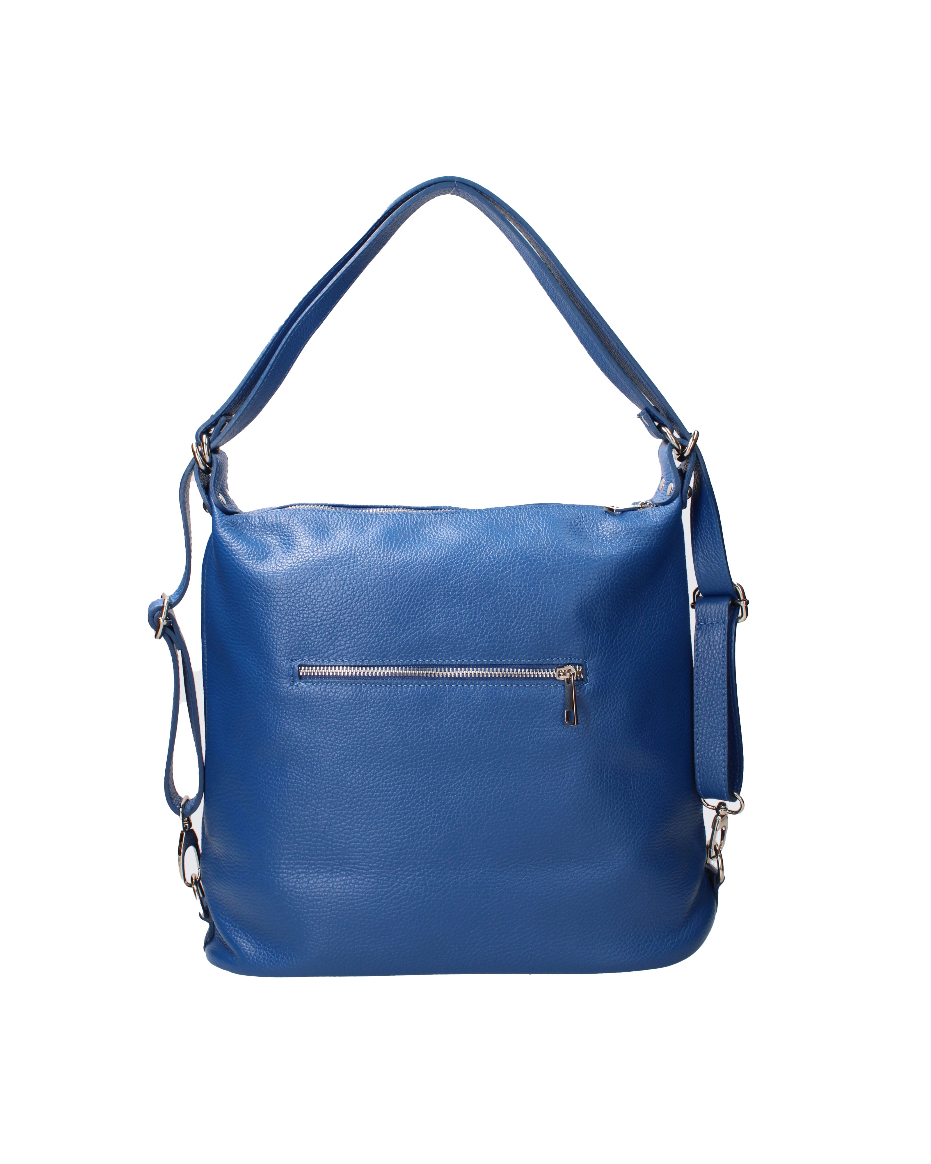 Vera pelle 07135-D22 BLUETTE Borsa a spalla convertibile Anjelica Viola Castellani